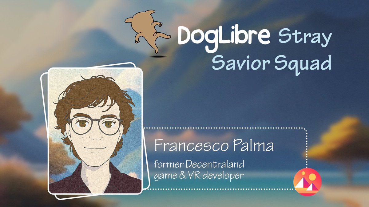 This pack 🐶🐶🐶 greatly appreciates Francesco <a href="/NobodyUlisse/">ulisse.nobody</a>, former <a href="/decentraland/">Decentraland</a> game &amp; VR developer, for joining DogLibre and the SSS. 

Even with the best of VR technology, we can’t visualize a world without Francesco. 🌍🌍🌍

#Pawsome