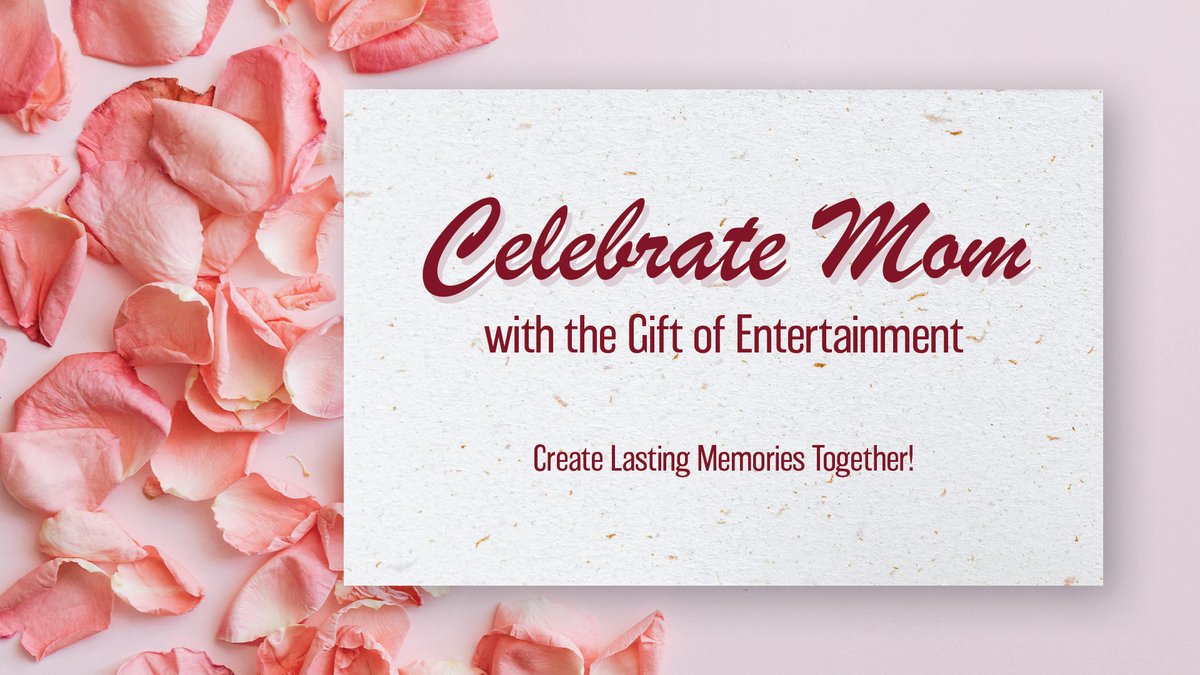 Give the gift of entertainment this Mother's Day with these great deals!! Don't wait, because supplies are limited! 🎟️ Get your ticket deals at bit.ly/4a51zDG