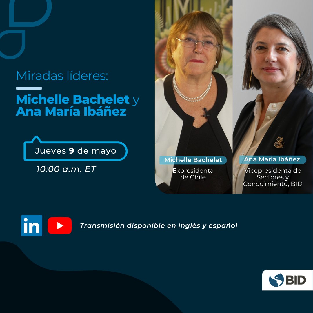 ¿Qué hay detrás de un rol de liderazgo para las mujeres de América Latina y el Caribe? En esta plática con <a href="/anamibanez/">Ana María Ibáñez</a>, Michelle Bachelet reflexiona sobre su experiencia como expresidenta de Chile: bit.ly/3UtkfHy