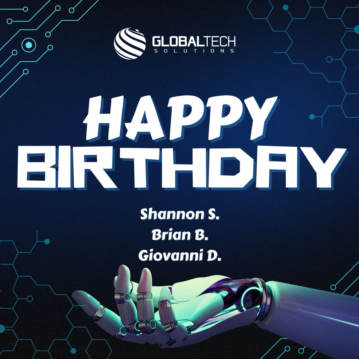We are thrilled to acknowledge and celebrate our exceptional team whose birthday is in May. 🎉We wish you a very happy birthday! #globaltechsolutions #happybirthday #leaveITtous #happybirthdaytoyou #birthdaycelebration #inc5000 #managedIT