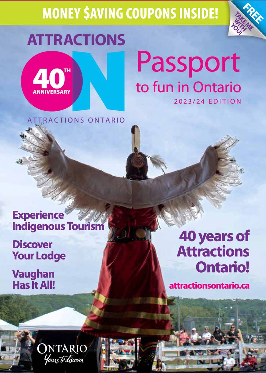 The 2024 @AttractionsOnt Passport Magazine and Coupon Book is now available! This is Ontario’s most popular tourism guide - get yours today! attractionsontario.ca/passport-magaz…