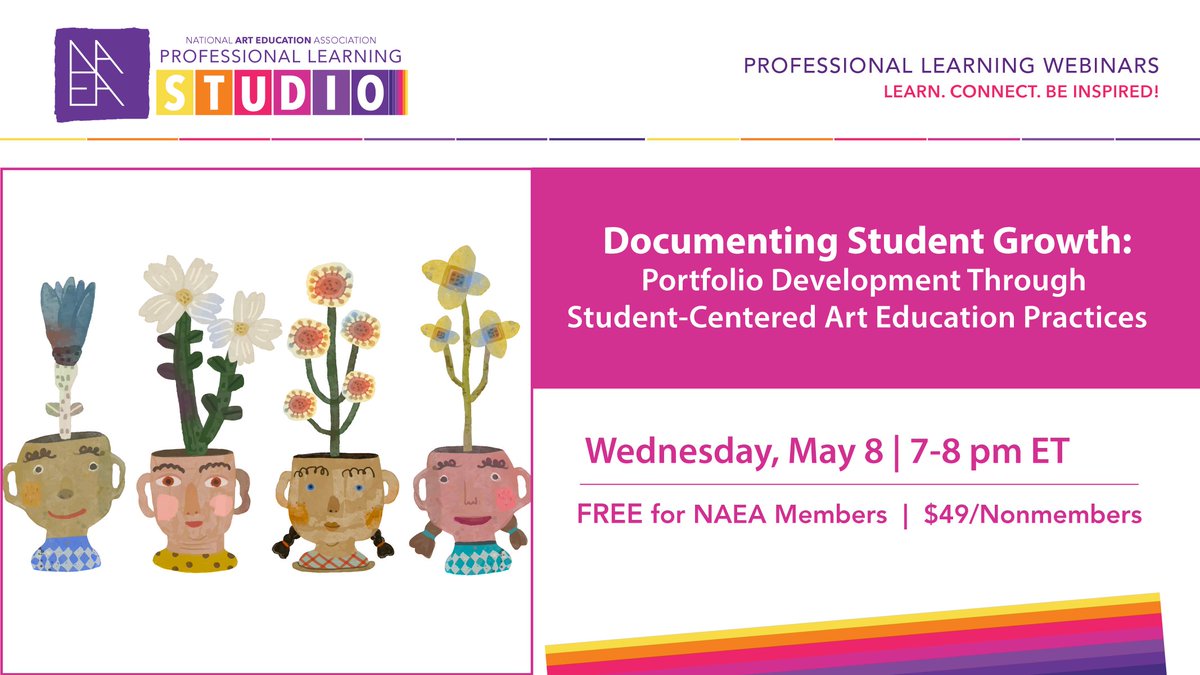 Documentation and portfolios are multifaceted visual records that track, analyze, and represent student growth. Presenters will share pre-primary, primary, and preK–12 strategies for organizing and sharing student progress with the broader community. ow.ly/sGQs50Rxn4f