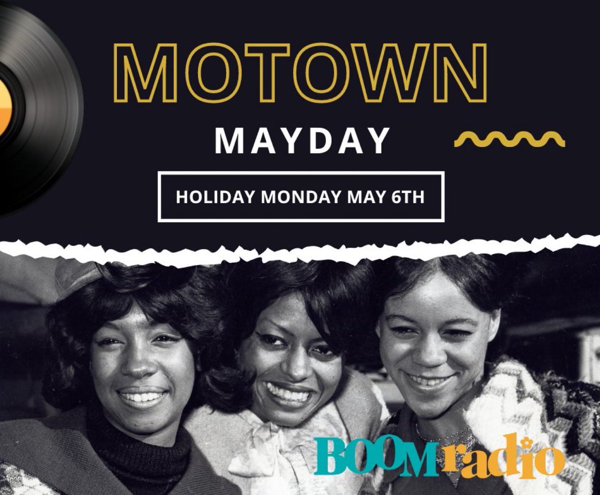 It’s underway! Six hours of back-to-back Motown marking 60 years since Motown broke through in the U.K. Enjoy! Find Boom Radio on DAB+ or just ask Alexa.