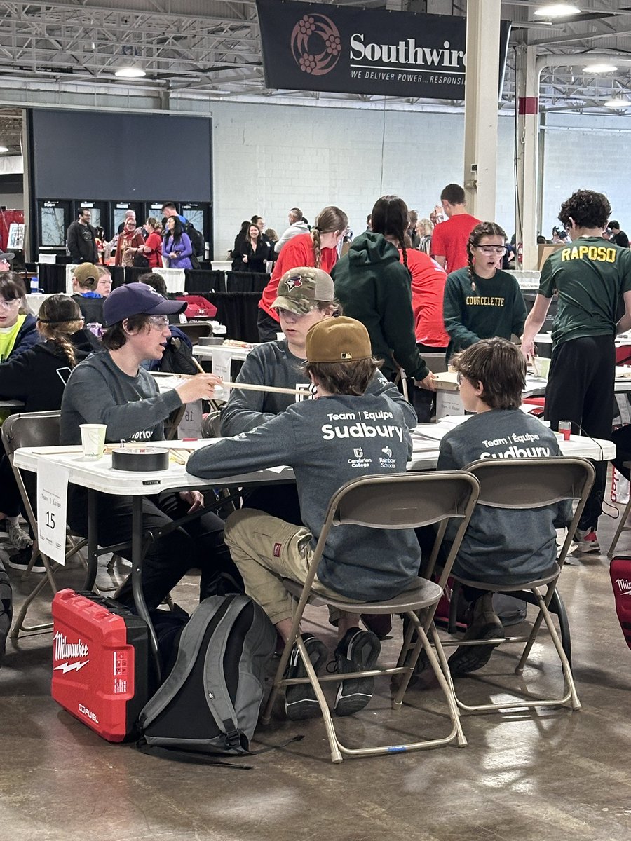 The 2024 @skillsontario Competition began today at the Toronto Congress Centre! 

Team/Équipe Sudbury - powered by Manitoulin Transport has over 132 competitors, 41 competitions, 54 coaches!! 

Come and visit us at our booth and stay tuned for more updates!! 

#SOC2024