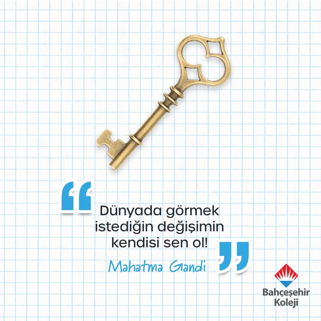 Bahçeşehirli Motivasyonu!

🤩 ''Dünyada görmek istediğin değişimin kendisi sen ol!''

#MahatmaGandhi