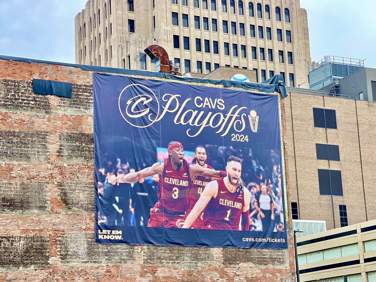 How ‘bout them Cavs!! 👀 🏆 All of Cleveland is cheering for you, @cavs - keep it up!! #LETEMKNOW