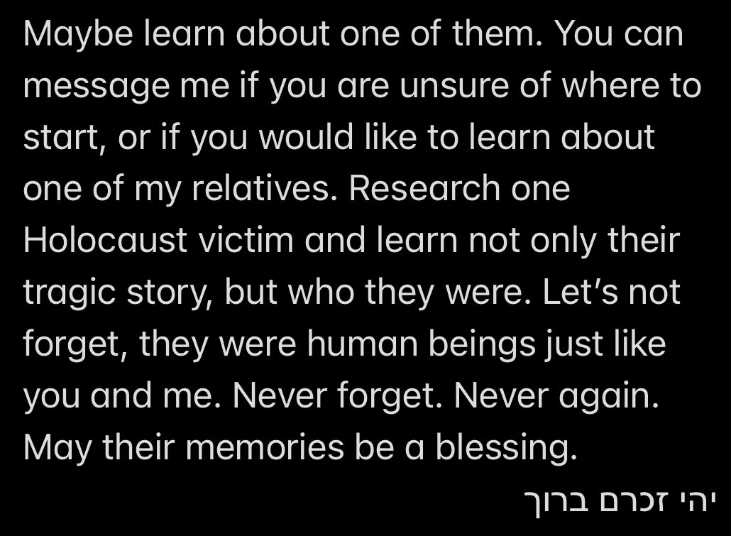 'Those who cannot learn from history are doomed to repeat it.' - George Santayana
#HolocaustRemembranceDay #holocaust #stayeducated #neverforget