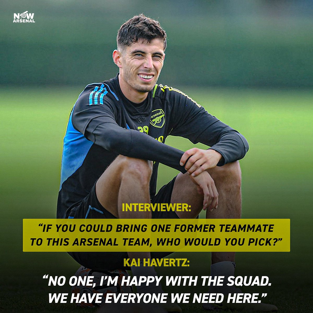 Arsenal fans will love Kai Havertz’ response when asked which former teammate he would like to add to the current Gunners squad.

No Chelsea players needed…👀🤣