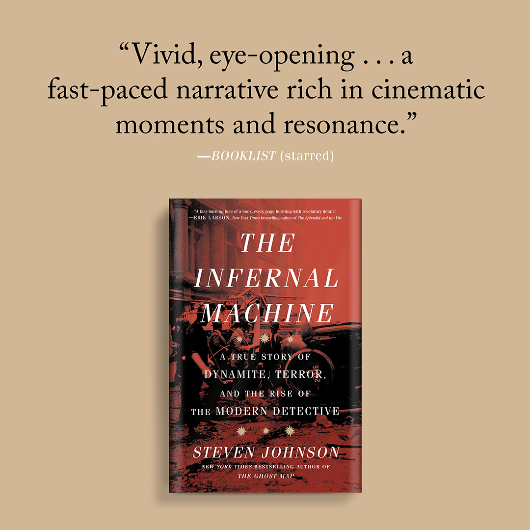 People of NY/Bay Area/Seattle: I am headed your way to celebrate next week’s launch of my new book The Infernal Machine! May 14 6pm at Book Passage Corte Madera CA May 15 7pm at Books Inc Palo Alto CA May 16 7pm at Third Place Books Seattle May 22 7pm at POWERHOUSE Arena Brooklyn