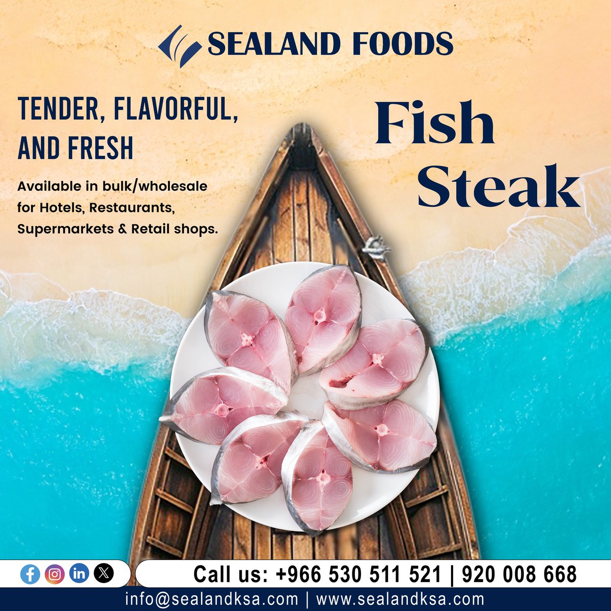 Make waves with our mouthwatering Fish Steak! Succulent, flavorful, and super fresh.
#seafoodlover #sea #finest #Saudiarabia #freshfood #seafood #seafoodies #fresh #healthyfood #steakhouse #fishing #shrimp #crab #Jeddah #tuna #fishingaddict #Arab #fresh #Excellent