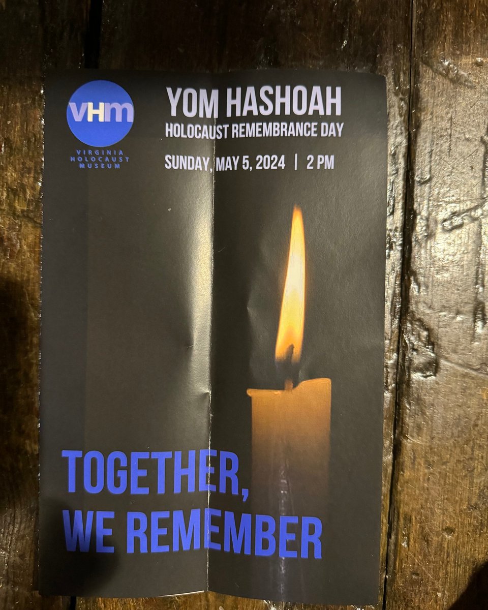 Today is Yom HaShoah, Holocaust Remembrance Day. Together we use this day as a reminder of the tragedies that took place during the Holocaust and the more than Six Million Jews who lost their lives. #NeverAgain