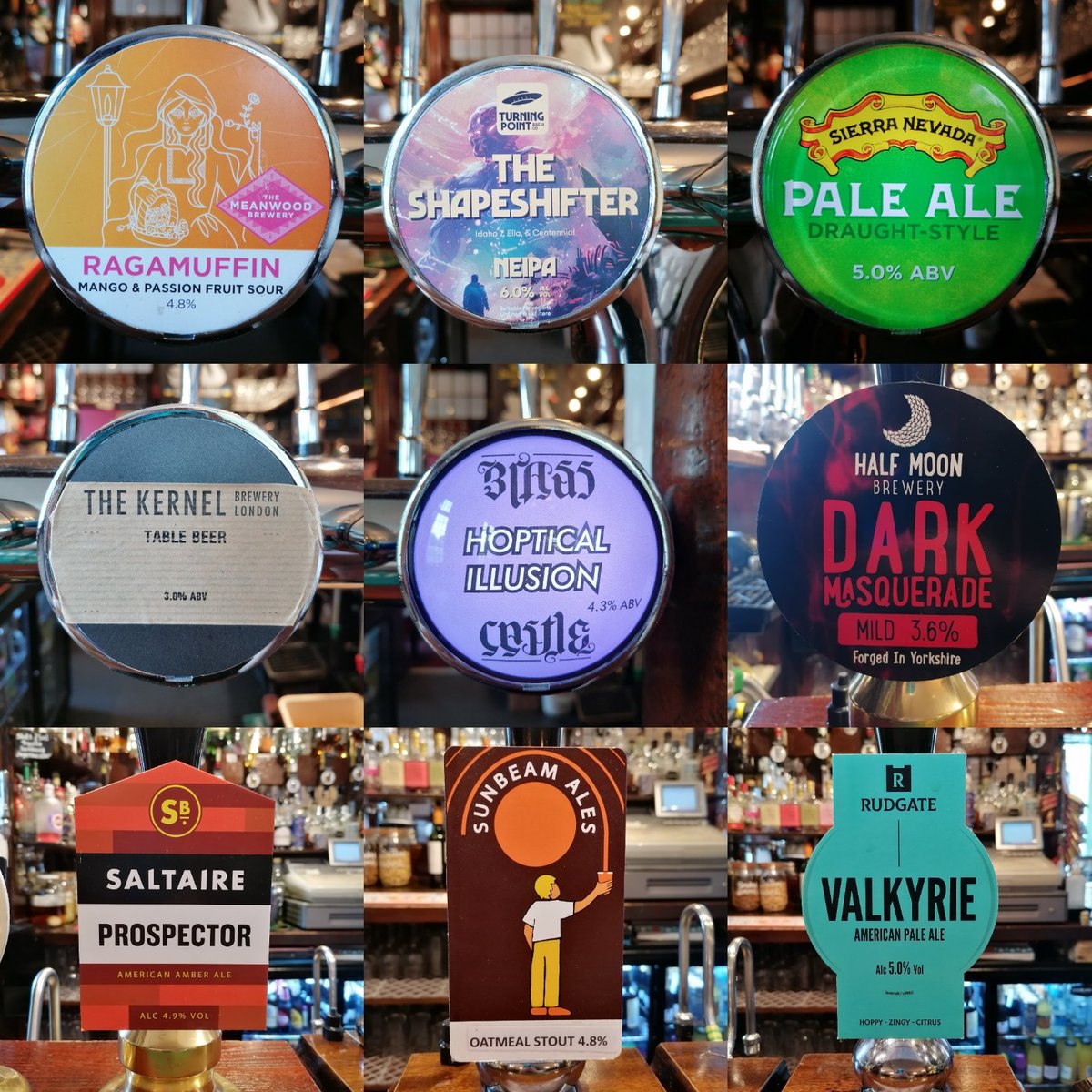 A warm #BankHoliday Monday 🌞(!) So the choice is between: 1. The #beergarden or 2. Our lovely Grade II listed interior (with the bonus of the #snooker final on the background.) Either way, as ever, we have a proper array of beautiful indie #beer, @yorkgin etc on our bar. 🍻🍸