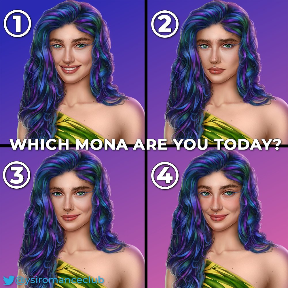 Which Mona are you today? ✨Tell me in the comments!

Download #RomanceClub now and play The One, Vol. 1: linktr.ee/ysiromanceclub

#interactivefiction #mobilegaming #pcgaming