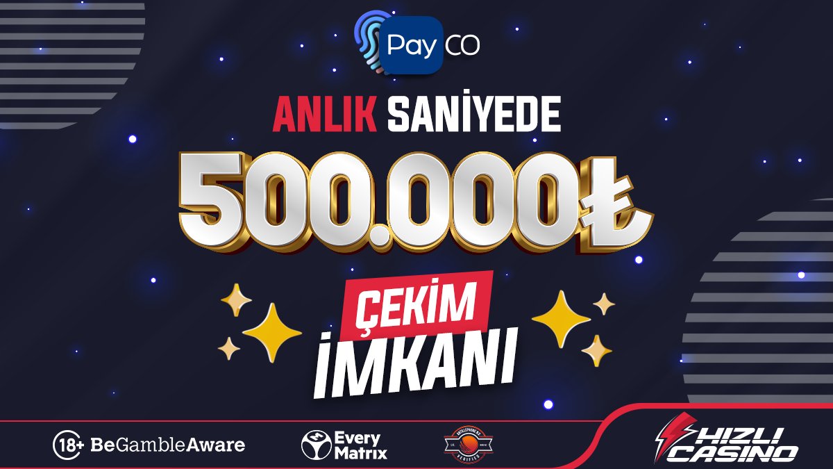 HEM KAZANDIRAN HEM KAVUŞTURAN SİTE!

PayCo ödeme yöntemi ile, HIZLI CASINO'da anında çekiminize kavuşursunuz!