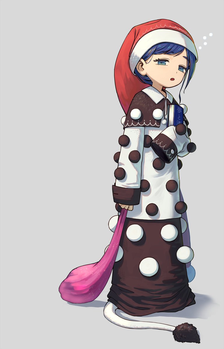 doremy sweet 1girl solo looking at viewer open mouth short hair blue eyes simple background  illustration images