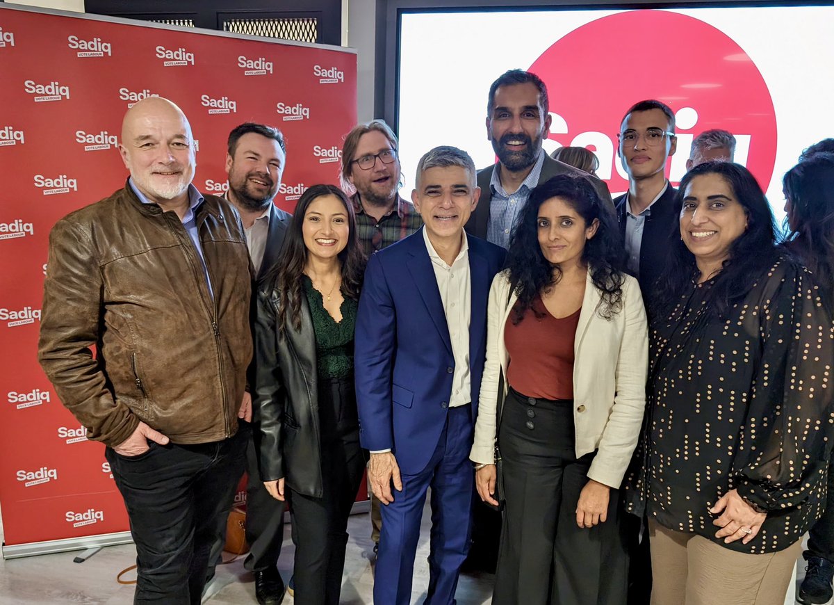 There was the small matter of a celebration for winning London and a historic 3rd term for @SadiqKhan!! Well done to every candidate who stood, whatever your result your hard work helped win votes that means London remains Labour and rejected hate 👏