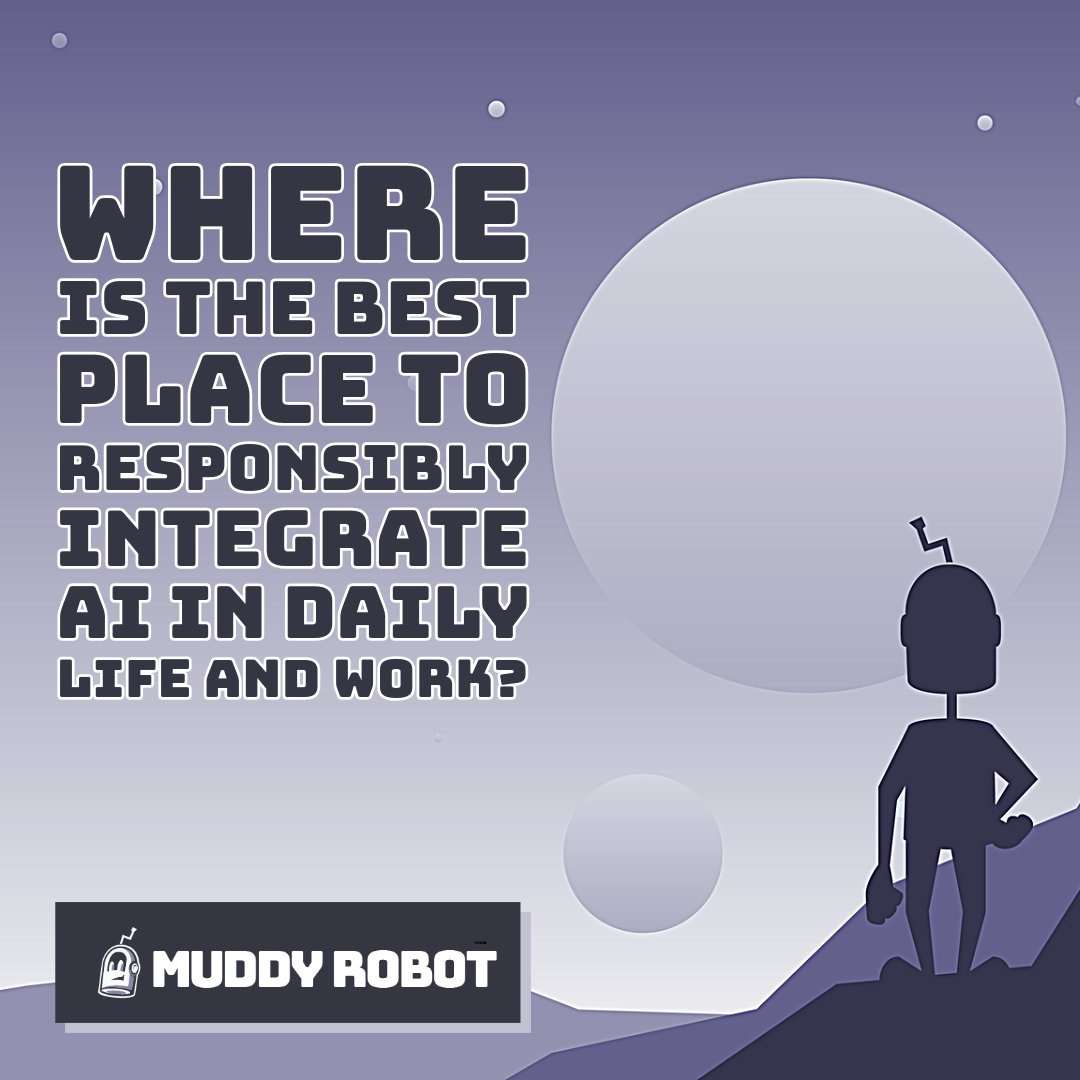 People have different opinions on what is responsible AI usage, so we're curious what your take on this is!

#MuddyRobot | #GamingIndustry | #VideoGames | #UnearthWonder | #ResponsibleAI