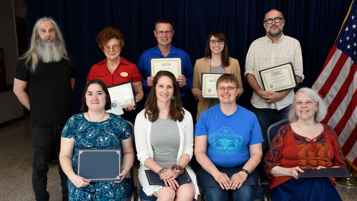 Shepherd honored its outstanding faculty for 2023-2024 during an awards reception on April 29. The awards celebrate faculty excellence for scholarship, work in the classroom and advising students, and impact in the community. Read more: tinyurl.com/4scf75k3
