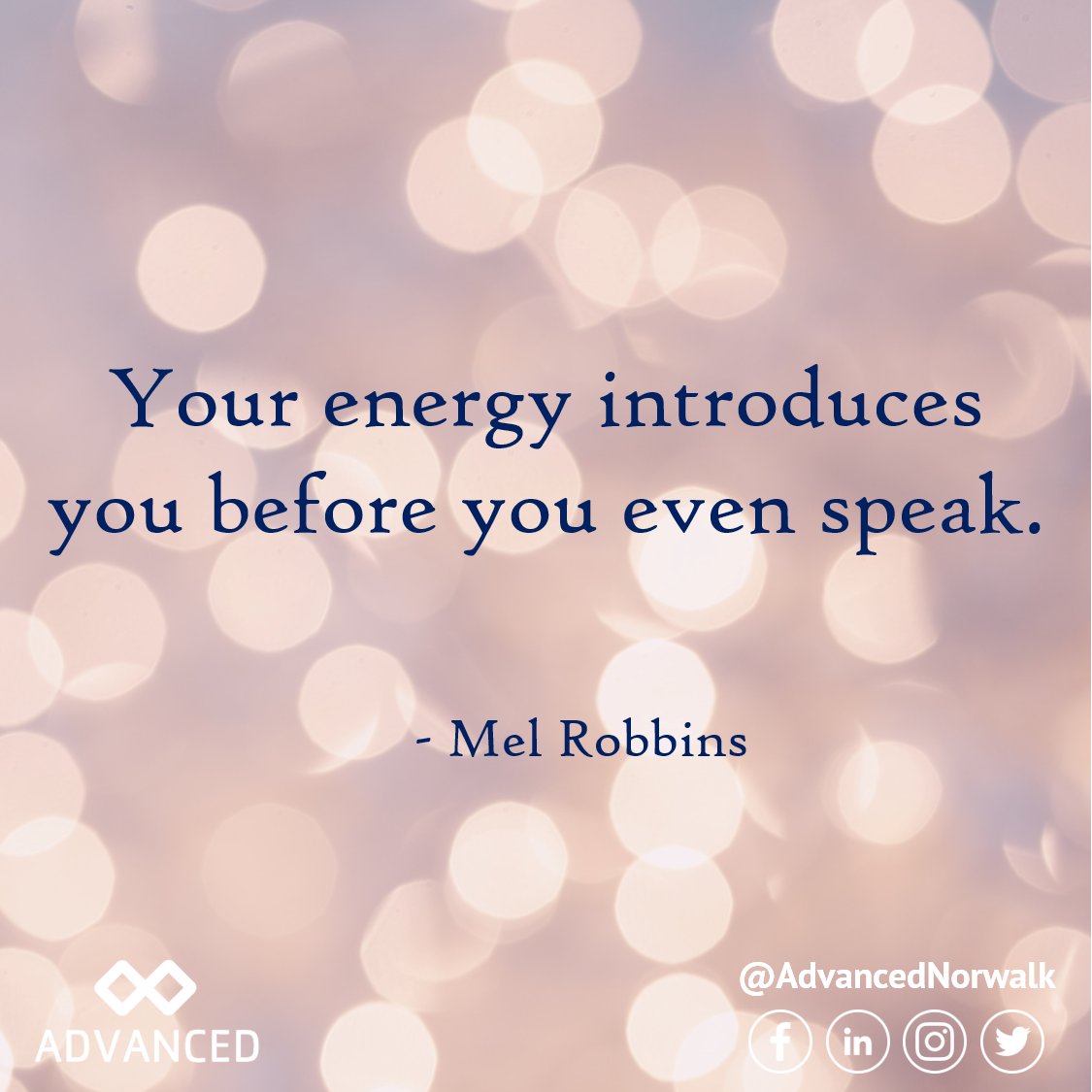 Your energy matters and will influence those around you in ways that you may not even realize. Emanate #positivity, #grace, and #authenticity, leave an indelible mark wherever you go.

#motivationmonday #positivevibes #mindfulmonday  #mindfullness #personalgrowth #inspireothers