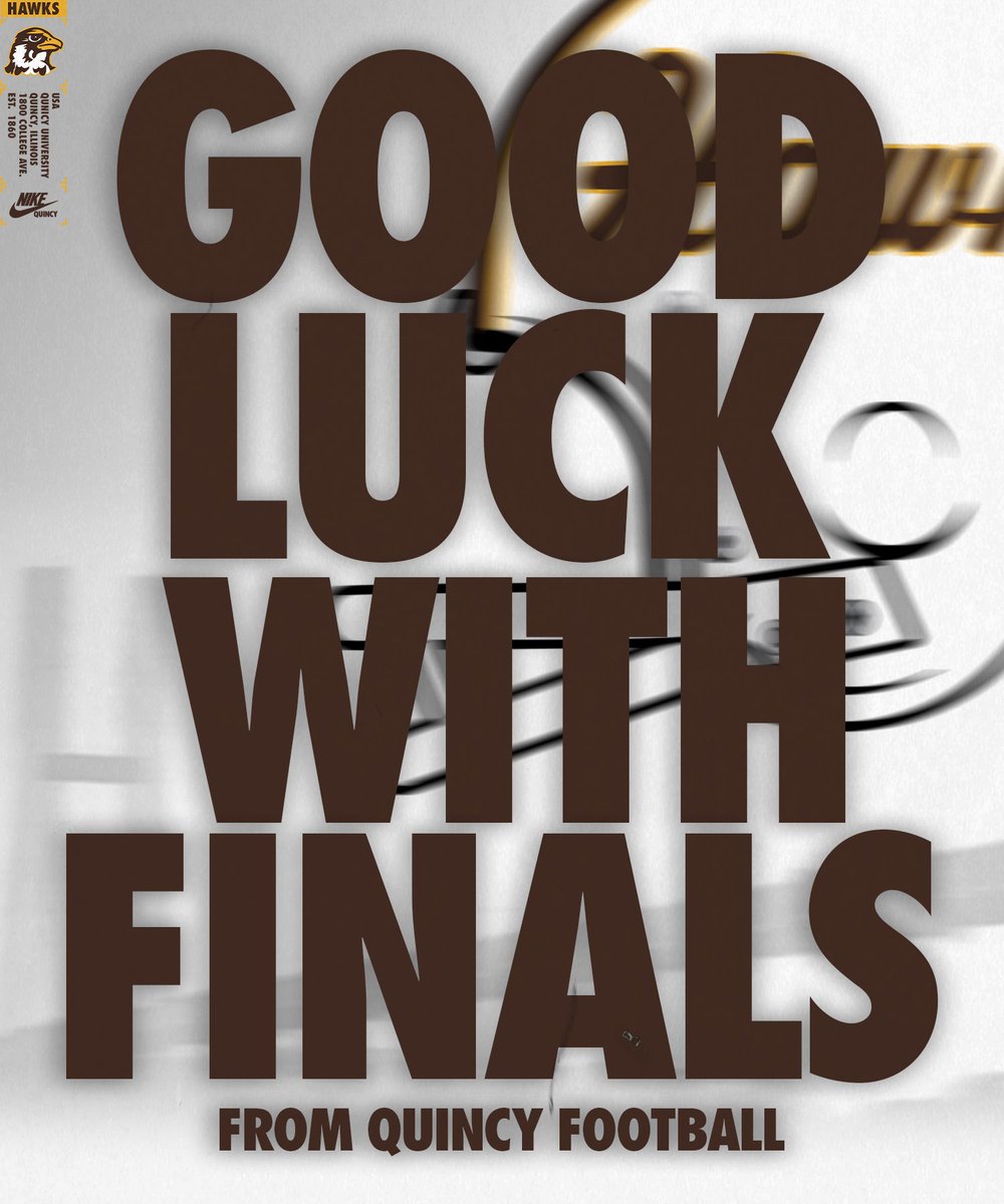 Good luck Hawks Nation! Finish strong!