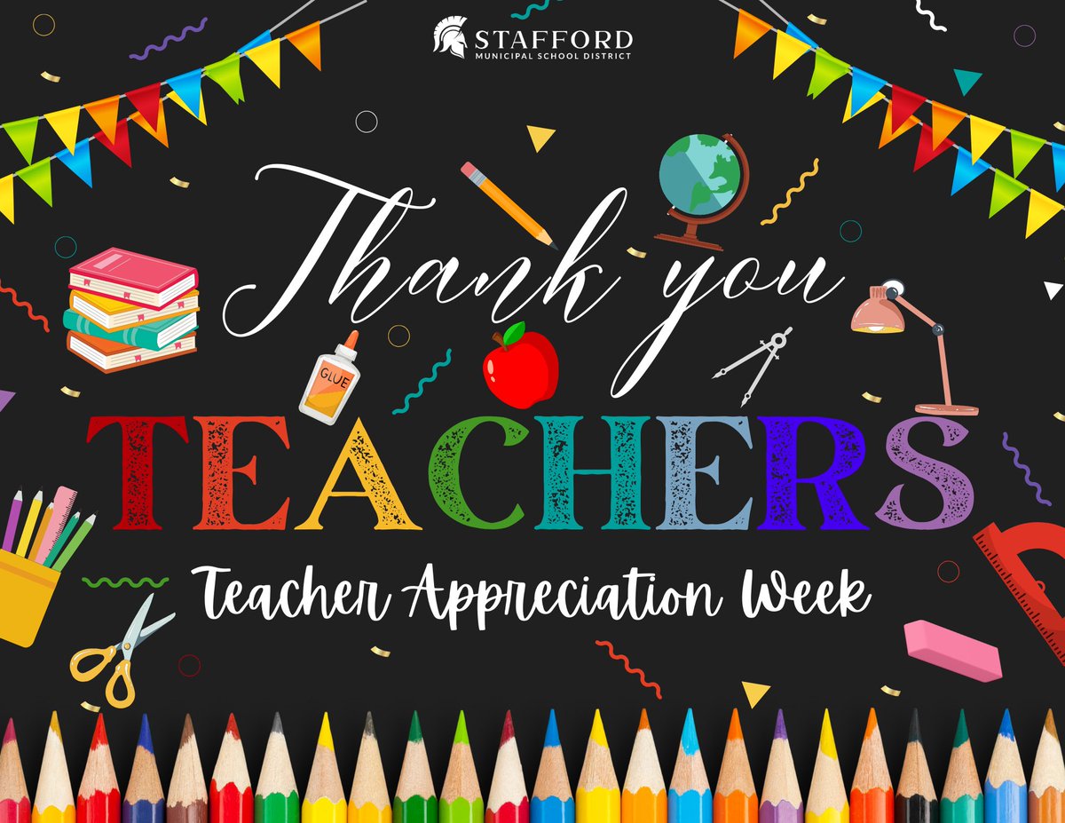 Teacher Appreciation Week is this week. We love our teachers at SHS. Please remember to thank any teachers in your life. #SpartanPride