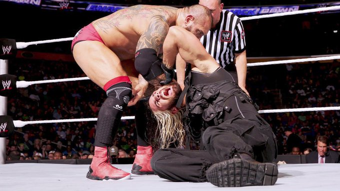 5/6/2014

Batista defeated Seth Rollins by countout on SmackDown from the First Niagara Center in Buffalo, New York.

#WWE #SmackDown #Batista #TheAnimal #SethRollins #TheArchitect #TheMessiah #Visionary #BurnItDown