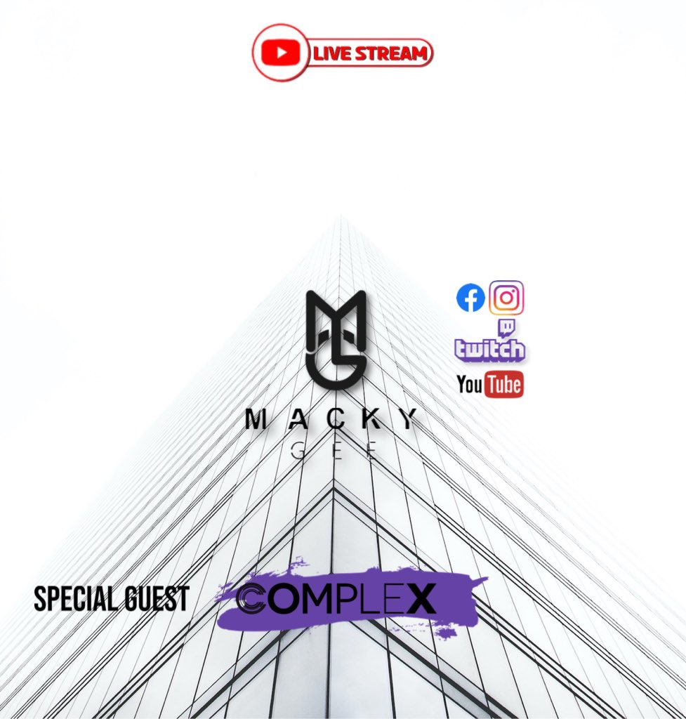 A Complex Oldskool jump up special! Guesting for <a href="/MackyGee/">Macky Gee</a> 💪🏻💪🏻

4pm 

Twitch - m.twitch.tv/mackygeestreams

YouTube - youtube.com/@Mackygeetv?si…