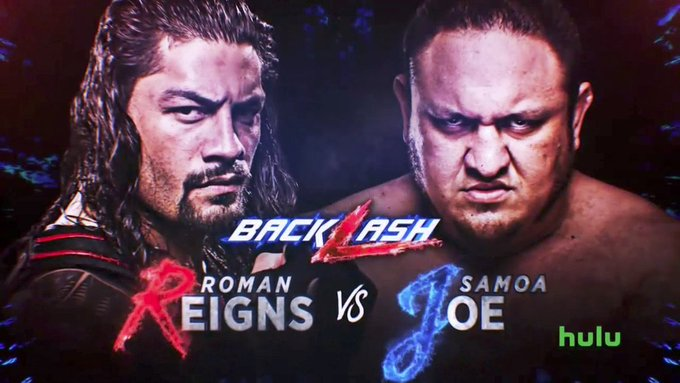 5/6/2018 

Roman Reigns defeated Samoa Joe at Backlash from the Prudential Center in Newark, New Jersey.

#WWE #Backlash #RomanReigns #TheRomanEmpire #TheBigDog #TheTribalChief #TheHeadOfTheTable #AcknowledgeMe #SamoaJoe #SamoanDynasty #JoeJoeJoe