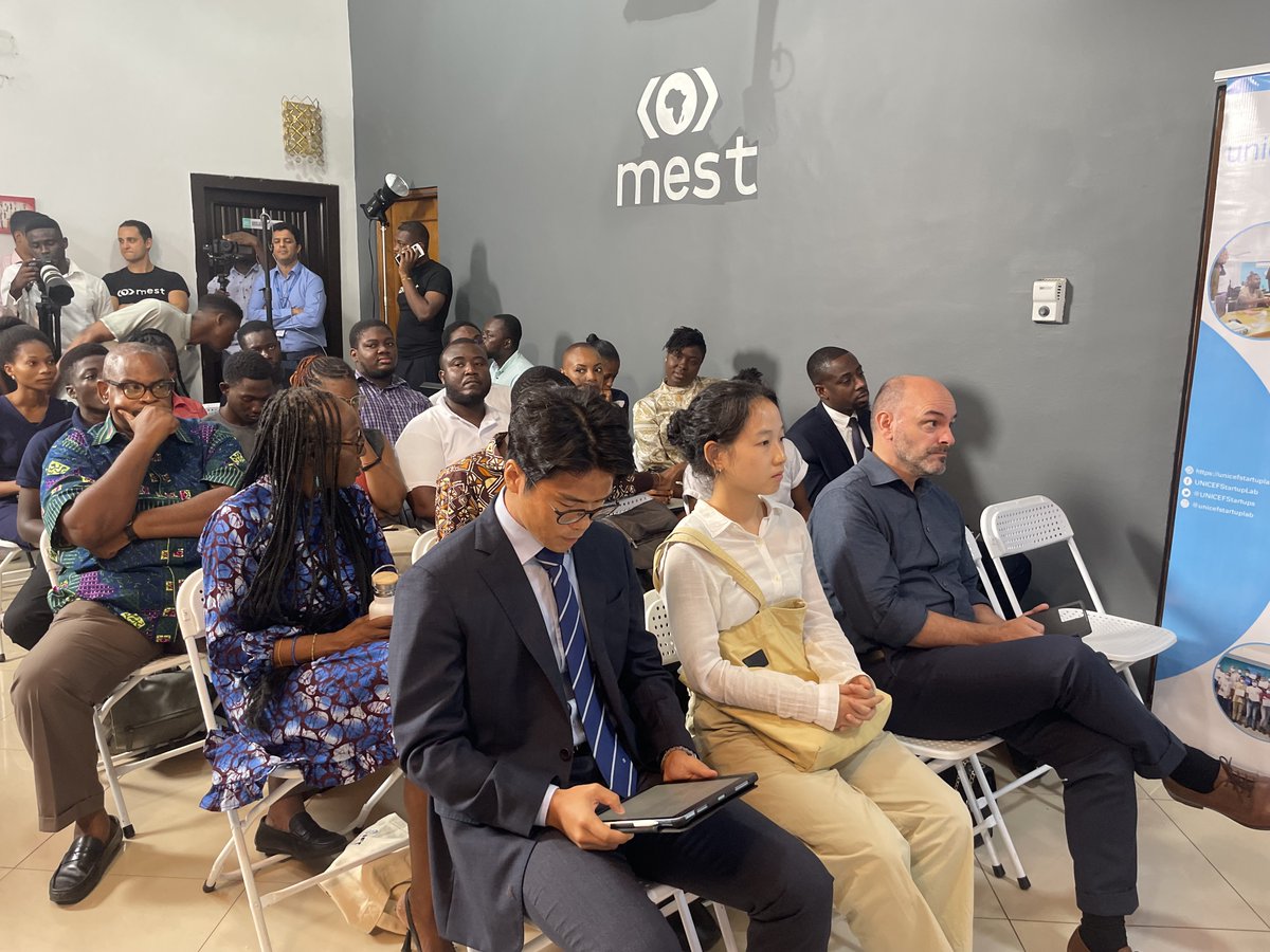 UNICEF and MEST with support from KOICA held the kick-off event today for the UNICEF Start-up Lab's 2024 accelerator program. The program harnesses the power of technology and entrepreneurship to drive social change and improve the lives of children and young people across Ghana.