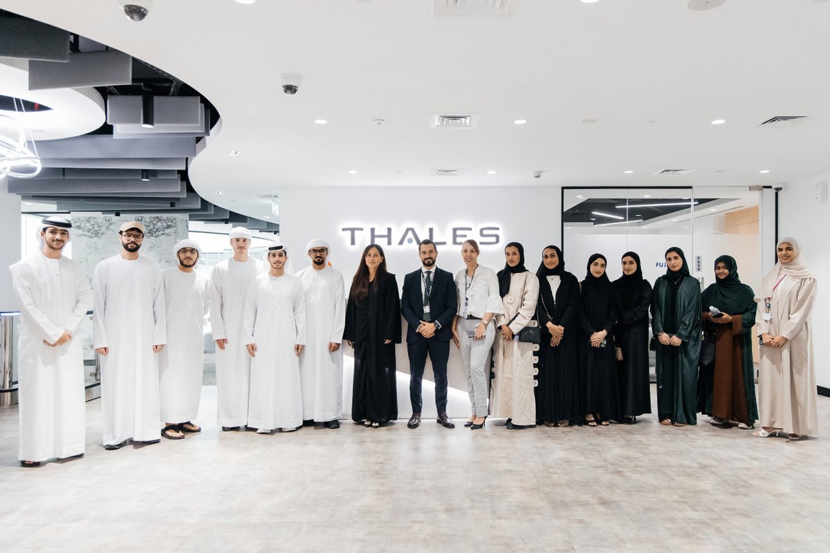 We were delighted to host a group of talented engineering students from the AIAA Chapter at Khalifa University at our Thales offices and Centers of Excellence. Witnessing their passion for innovation and problem-solving firsthand was genuinely inspiring.