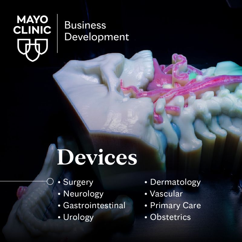 Mayo Clinic receives hundreds of new invention disclosures each year in the field of medical devices and its Business Development team continues to seek collaborators to bring these novel technologies to market. businessdevelopment.mayoclinic.org/technology-lic… #MayoClinic #Innovation #Cardiology