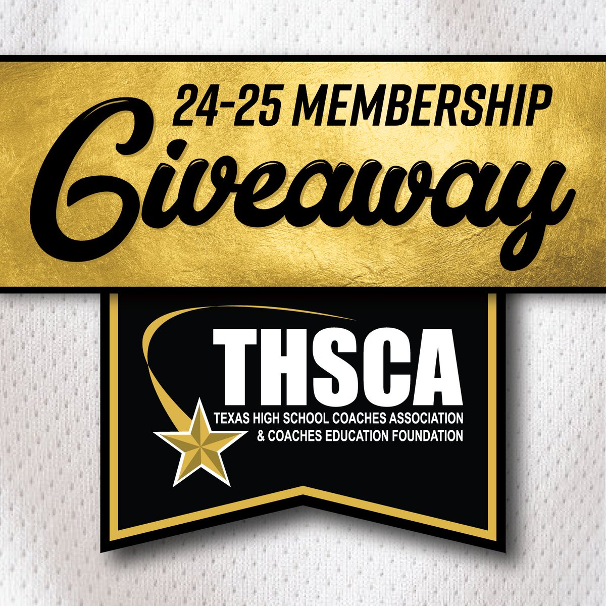 I am giving 5 FREE memberships away to the THSCA to a coach looking to join America's largest coaches association for the 1st time. 

Helping coaches help kids.

DM me for more information on how to win a membership! #THSCABrandAmbassador
@THSCAcoaches | @alleneaglesfb