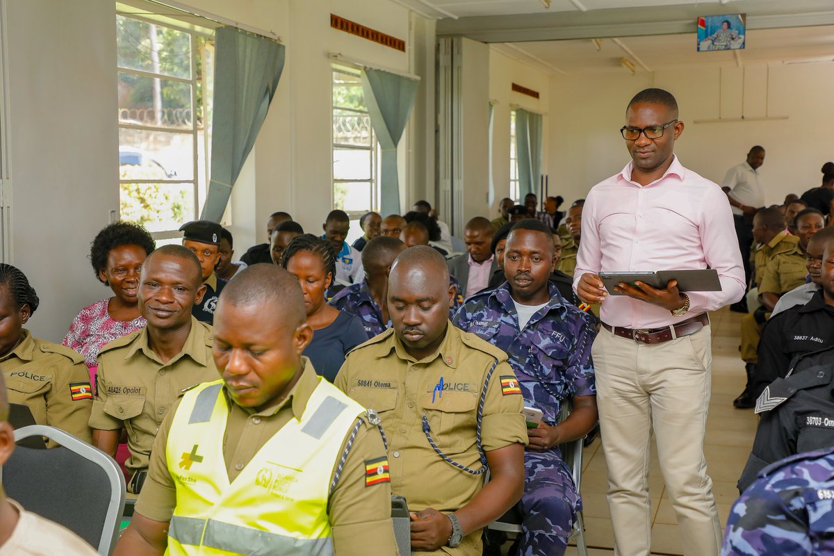 Day 7 of Training Police Officers who will enumerate in Police Facilities during National Population and Housing Census 2024(NPHC 2024). #NPHC24 The training is being conducted at UNAFRI offices in Naguru.