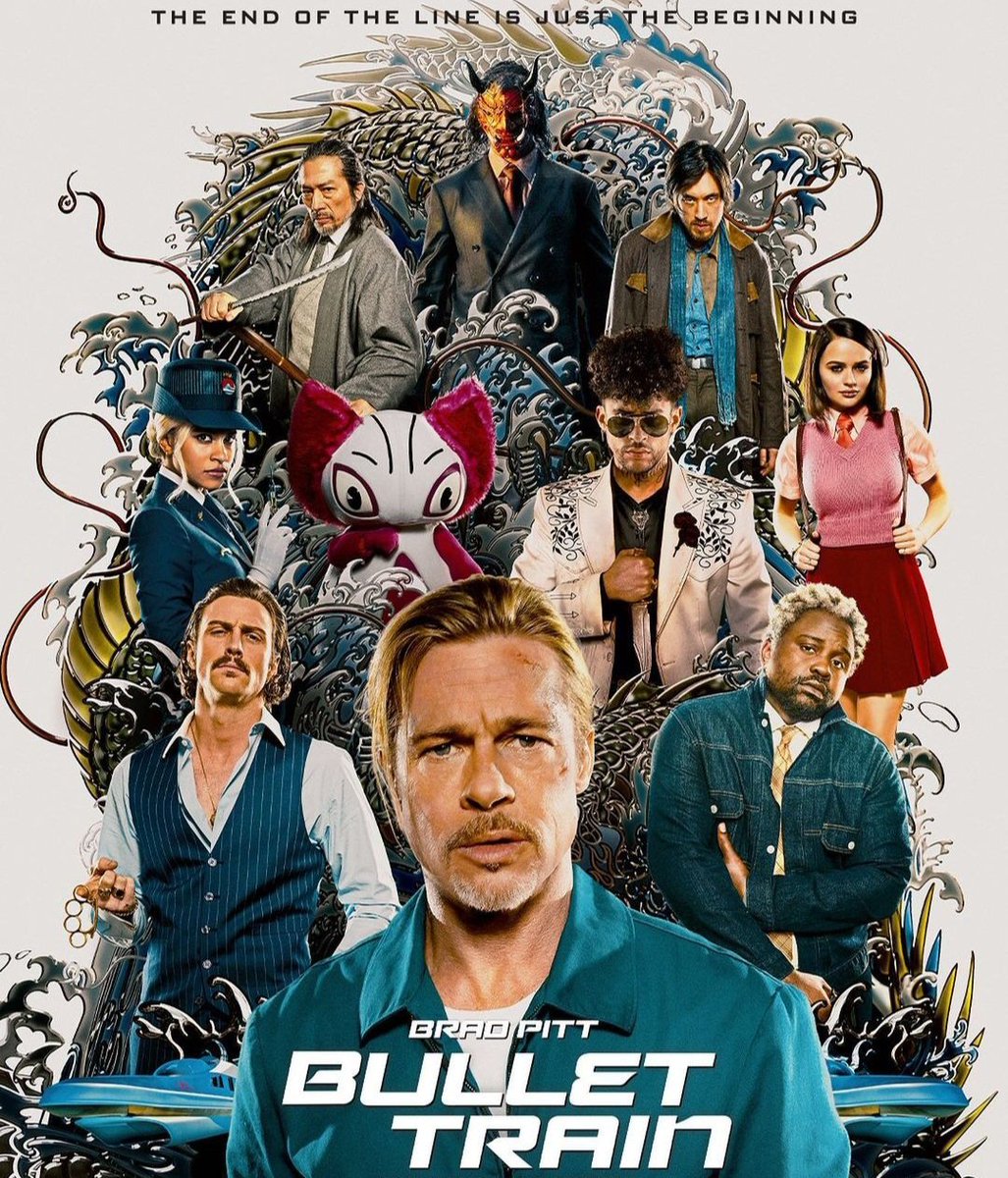 Saw Bullet Train today (finally!) Blood, guts, f'cking hilarious, many familiar faces, and awesome action sequences! LOVE IT!!!