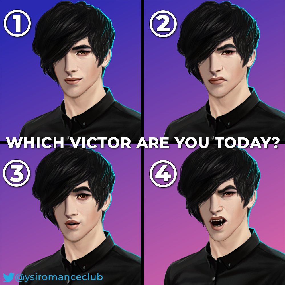 Happy Monday! Which Victor matches your Monday mood? 🖤 Tell me in the comments!  

Download #RomanceClub now and play Moonborn: linktr.ee/ysiromanceclub 

#interactivefiction #mobilegaming #pcgaming