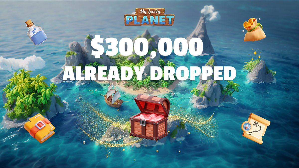 ⚔️ 🪂💥 

$300,000 already distributed on our Airdrop Quest ! 🤯

SPOILER ALERT 👉 is just the beginning!  

JOIN THE QUEST NOW!! 
🔗 quest.mylovelyplanet.org/en 

Share your referral link in the comments and bring your friends along for this epic adventure! 🚀