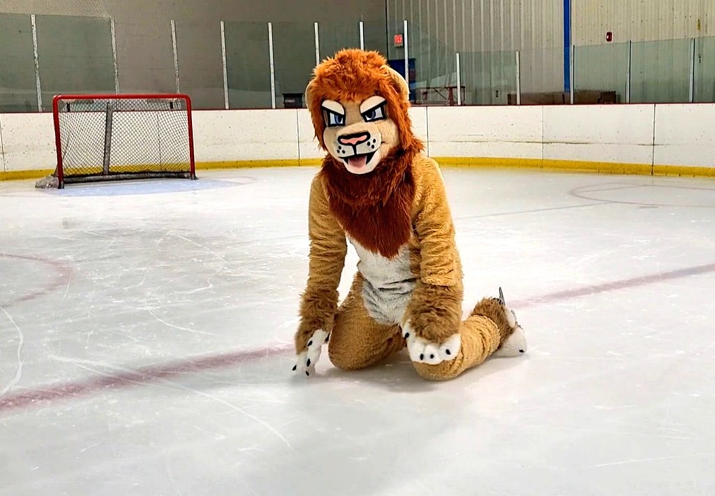 Care to skate with me? ❤️ 🦁 

Public Fursuiting at my local ice rink! #fursuits #furry