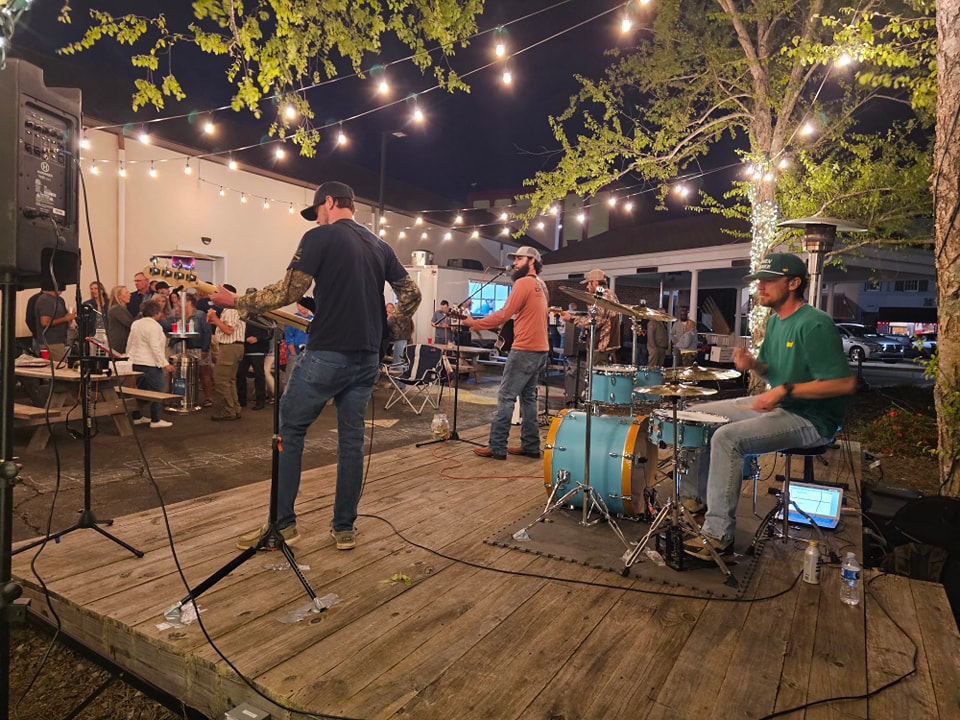 Enjoy live music on the patio at Christine's Farm to Fork in Edgefield, SC this season! Bring your friends and your appetite for live entertainment every Saturday night this month. #visitsc #sctourism #livemusic #southcarolina #southernliving #eatlocal