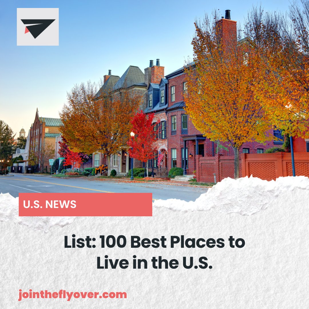 A new ranking of the 100 Best Places to Live in America has Carmel, Indiana, ranked No. 1 on a list that only considers cities with populations between 75,000 and 500,000 people.

Full Story >>> jointheflyover.com/monday-may-6-2…

#jointheflyover #carmel #Indiana #bestplacetolive #USA
