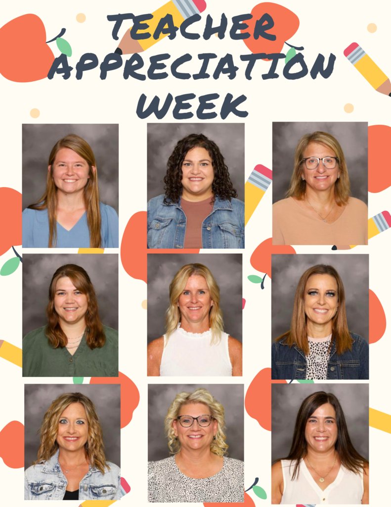 OsceolaBulldogs's tweet photo. Happy Teacher Appreciation Week! 
We are so lucky to have some of the best teachers here at Osceola Public Schools!
#bulldogs https://t.co/yIv9gDLq2r