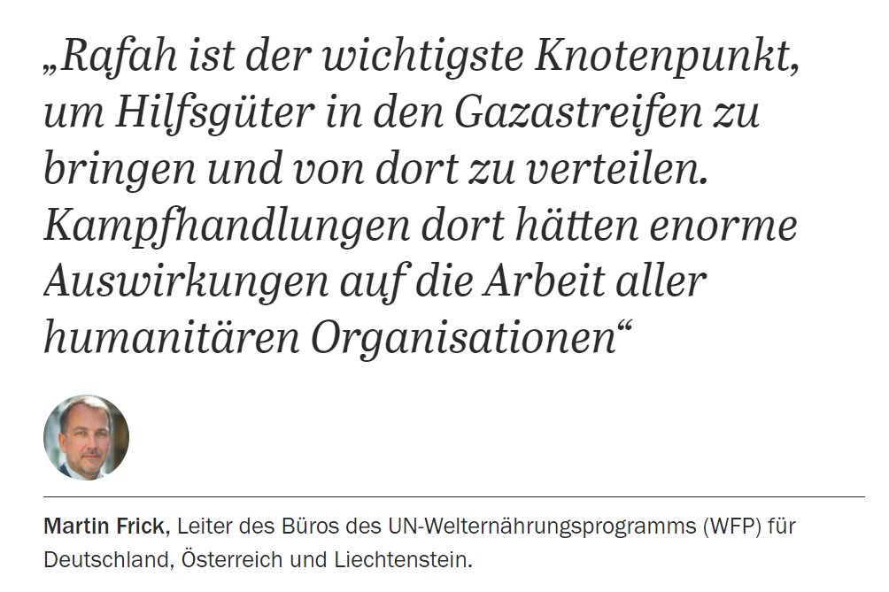 Die Lage im #Gazastreifen ist katastrophal. Eine mögliche Militäroffensive in #Rafah, wo mehr als die Hälfte der Bevölkerung Zuflucht gesucht hat, würde nicht nur weitere Tote bedeuten, sondern auch jegliche humanitäre Hilfe im Süden zum Erliegen bringen
➡️tagesspiegel.de/internationale…