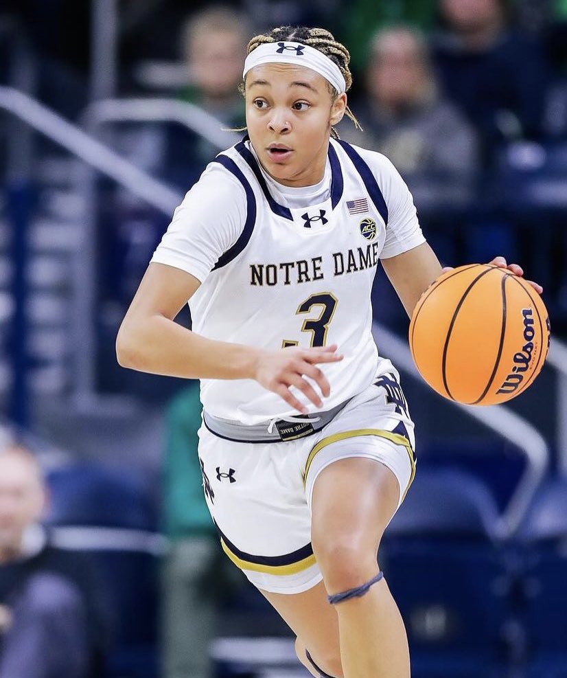 Notre Dame is going to be SPECIAL next season:

Hannah Hidalgo (22.6pts/5.5ast/4.6stl)
Liatu King (18.7pts/10.3rbs @ Pitt)
Liza Karlen (17.7pts/7.9rbs @ Marquette)
Sonia Citron (17.3pts/5.5rbs)
Maddy Westbeld (14.4pts/8.7rbs)
Olivia Miles (14.3pts/7.3rbs/6.9ast - 2022-23)
KK…