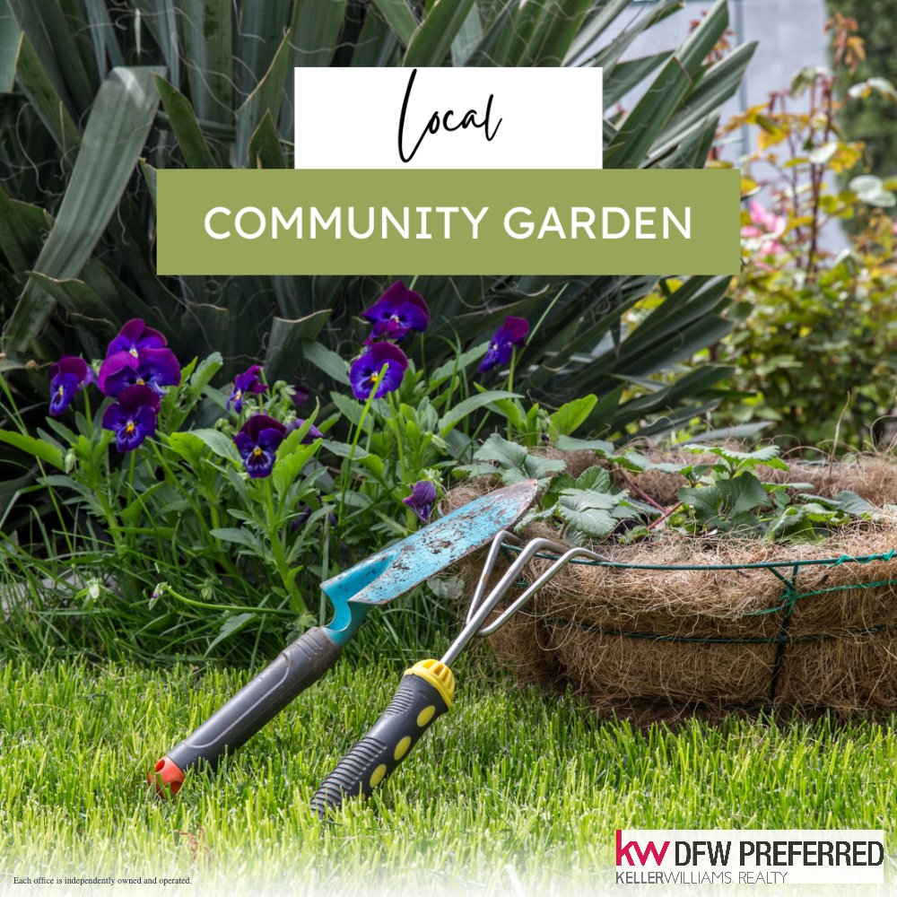 If you don't have enough space to plant flowers and vegetables, a community garden is a great option. They provide fresh produce and a way to connect with other gardeners. 
To get started, find a nearby community garden. Pay the membership, get a designated plot.
#communitygarden