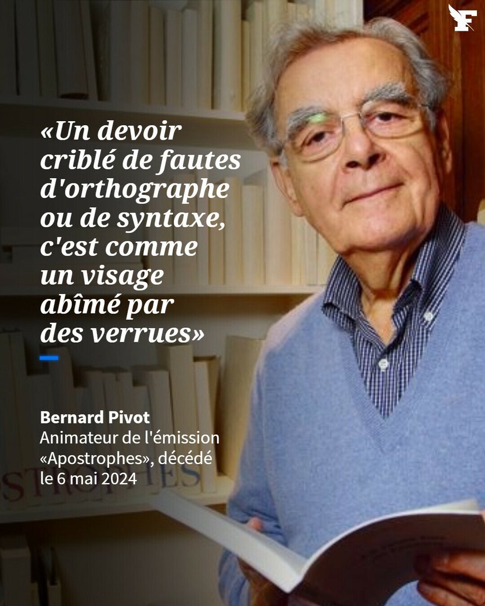 L’homme qui aimait les livres est décédé le 6 mai 2024 à l'âge de 89 ans. →lefigaro.fr/culture/mort-d…