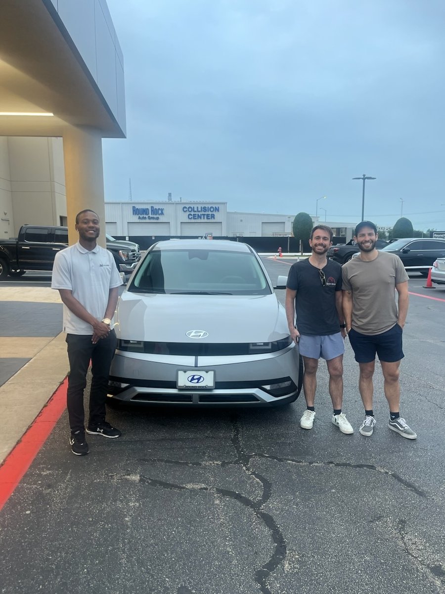 Getting into this 2024 Hyundai IONIQ 5 at Round Rock Hyundai with Salesman Kelsey Smith was like a dream come true. Welcome to the family, we are lucky to have you! #RoundRockHyundai #HyundaiIONIQ5