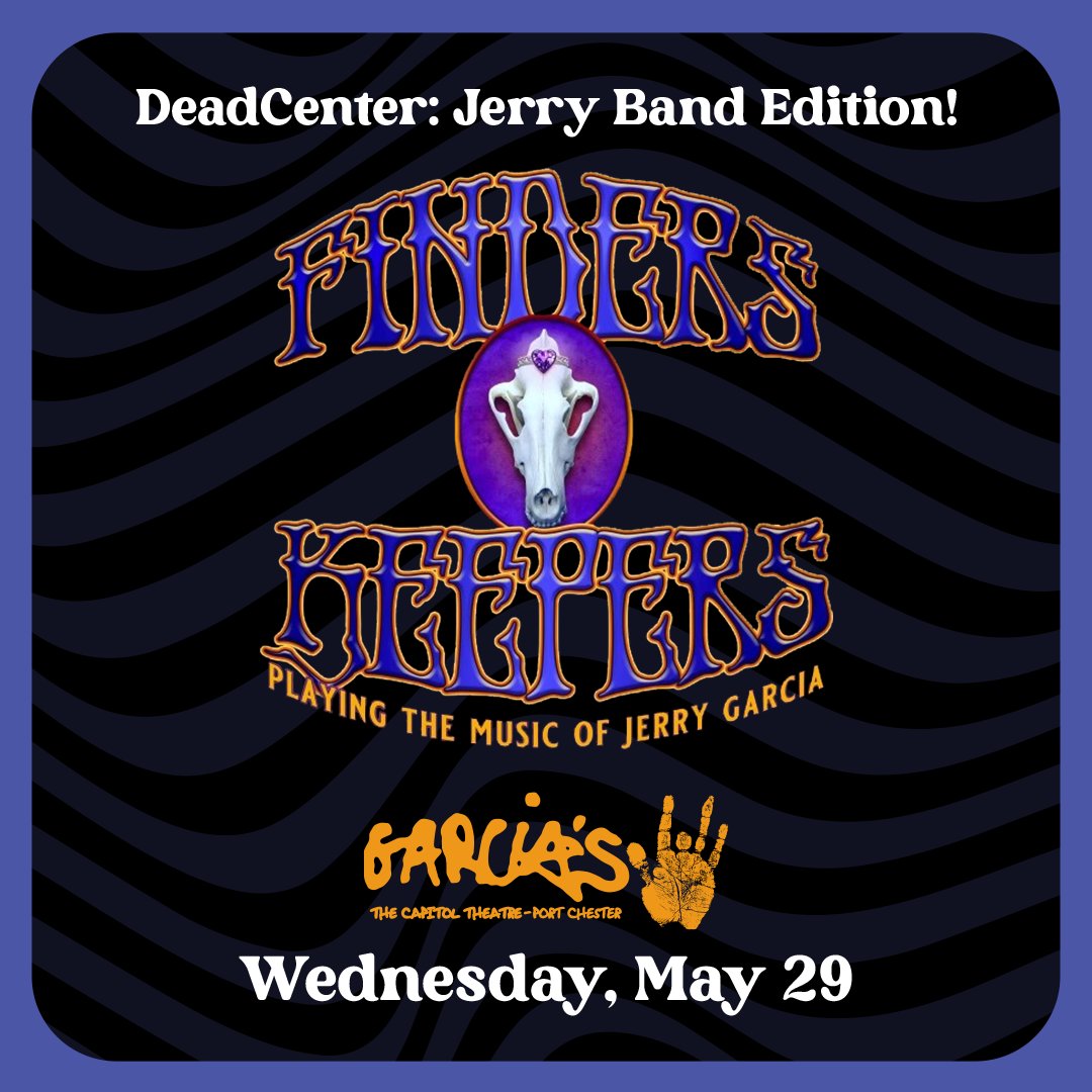 ⚡ON SALE NOW! ⚡ Finders Keepers rocks a night of Jerry Band tunes on WED, MAY 29! Grab your tickets 🎫 now-->> brnw.ch/21wJvD1