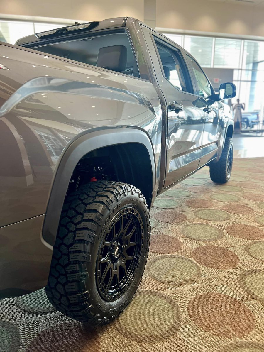 New 2024 Toyota Tundra rolling in style with the TR25 wheels! 

#gfx #gfxwheels #voxx #voxxwheels #truck #trucks #trucknation #toyota #toyotatacoma #toyotatundra #overland #overlanding #overlandexpo #offroad #newwheels