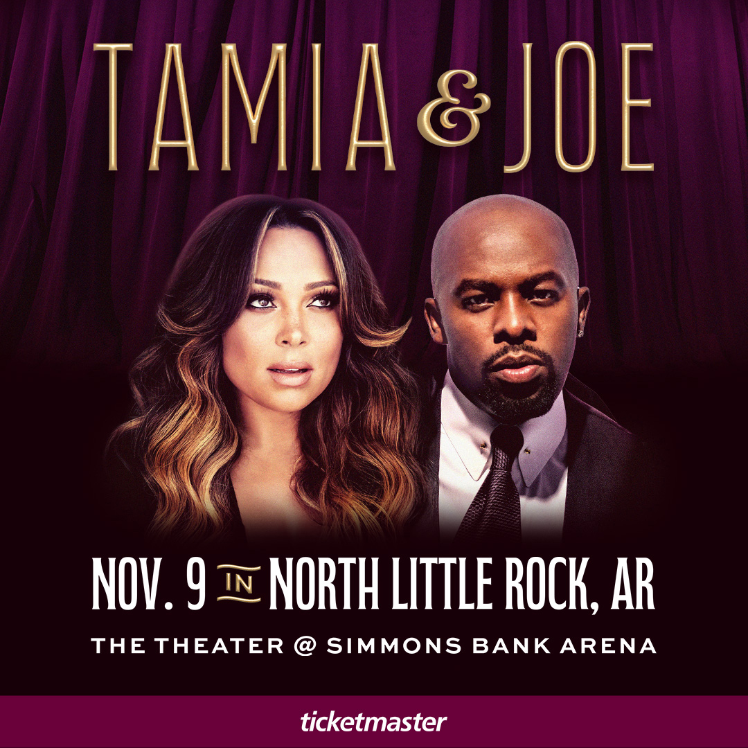 🚨 EVENT ANNOUNCEMENT 🚨 🎶 Mark your calendar and get ready for a soulful night with the incredible Tamia & Joe! They will be at The Theater At Simmons Bank Arena on Saturday, November 9th. 🎟️ Tickets on sale Friday, May 10th at 10AM 🔗 bit.ly/3wiRTYE