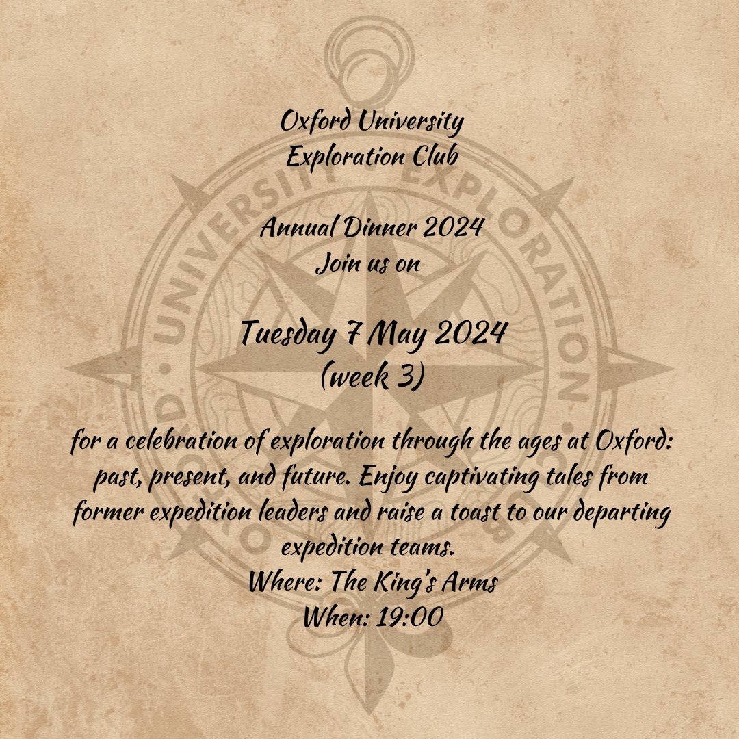Oxford University Exploration Club tweet media