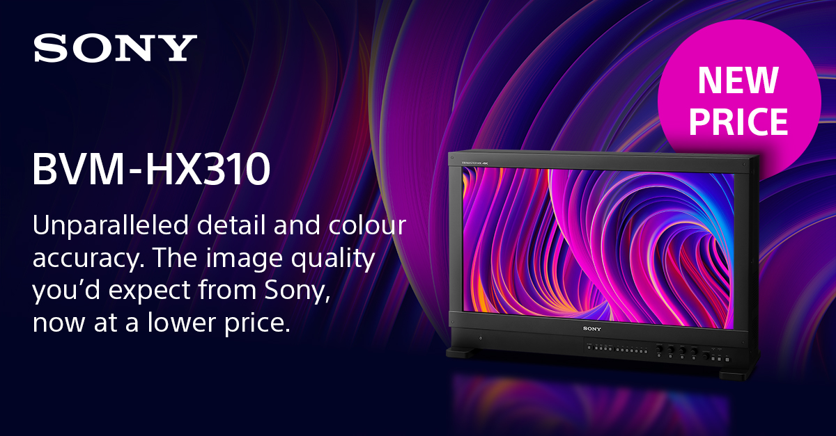 The BVM-HX310 Professional Master Monitor provides true picture quality, offering 4K HDR resolution, accuracy, and consistency. Now available at a lower price! Contact your local dealer for more information.

Discover more about the BVM-HX310: bit.ly/3weJzJr